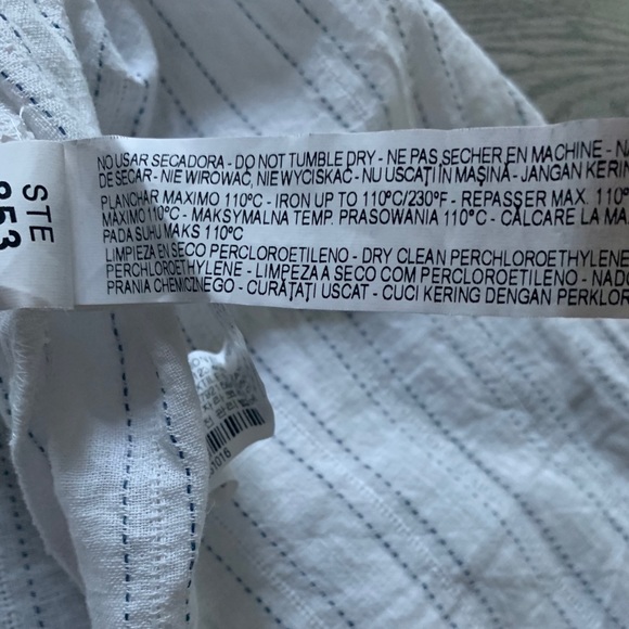 Zara Basic Linen T-Shirt Dress - Picture 6 of 6